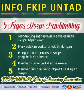 5 tugas dosen pembimbing