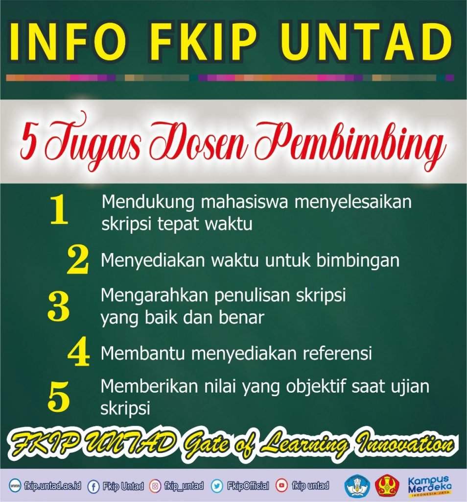 5 tugas dosen pembimbing