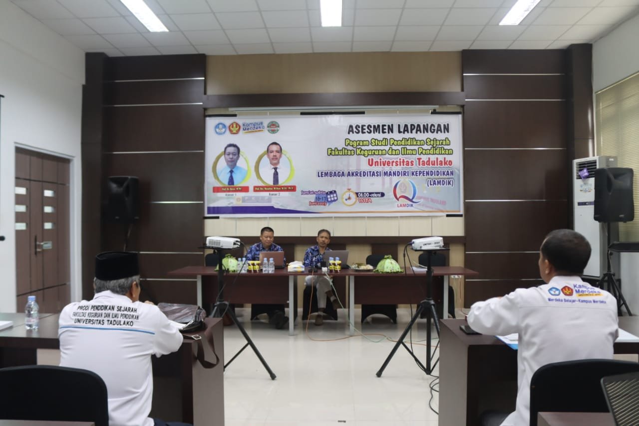 Visitasi Oleh Lembaga Akreditasi Mandiri Pendidikan (LAMDIK) Prodi Pend. Sejarah FKIP Universitas Tadulako