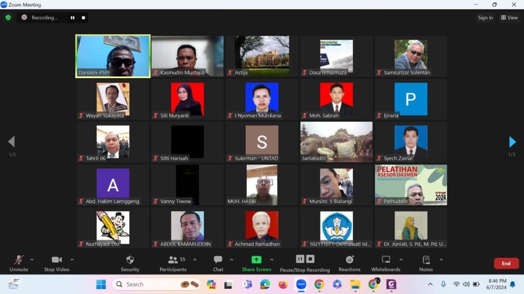 Sosialisasi Pemutakhiran Data dan Pengelolaan Kinerja Akademik Dosen FKIP UNTAD